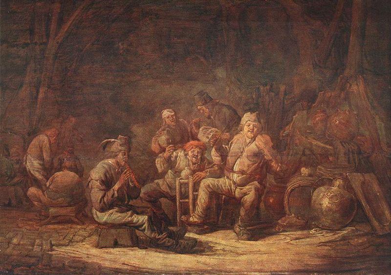 CUYP, Benjamin Gerritsz. Peasants in the Tavern oil painting picture